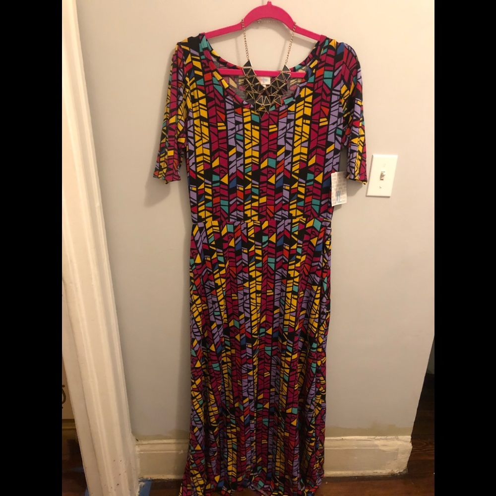 Lularoe Ana long  dress maxi dress size xl